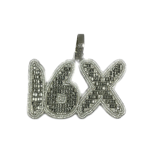 Custom Baguette Pendant - Sixteenx Jewelry