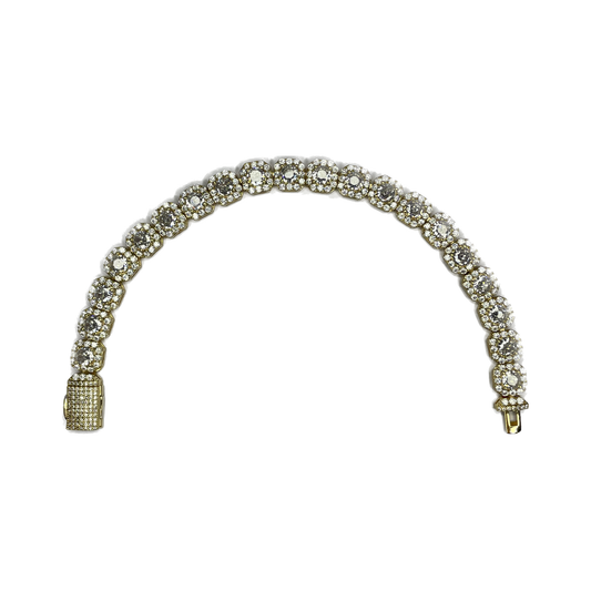 Clustered Tennis Bracelet 9MM - Sixteenx Jewelry