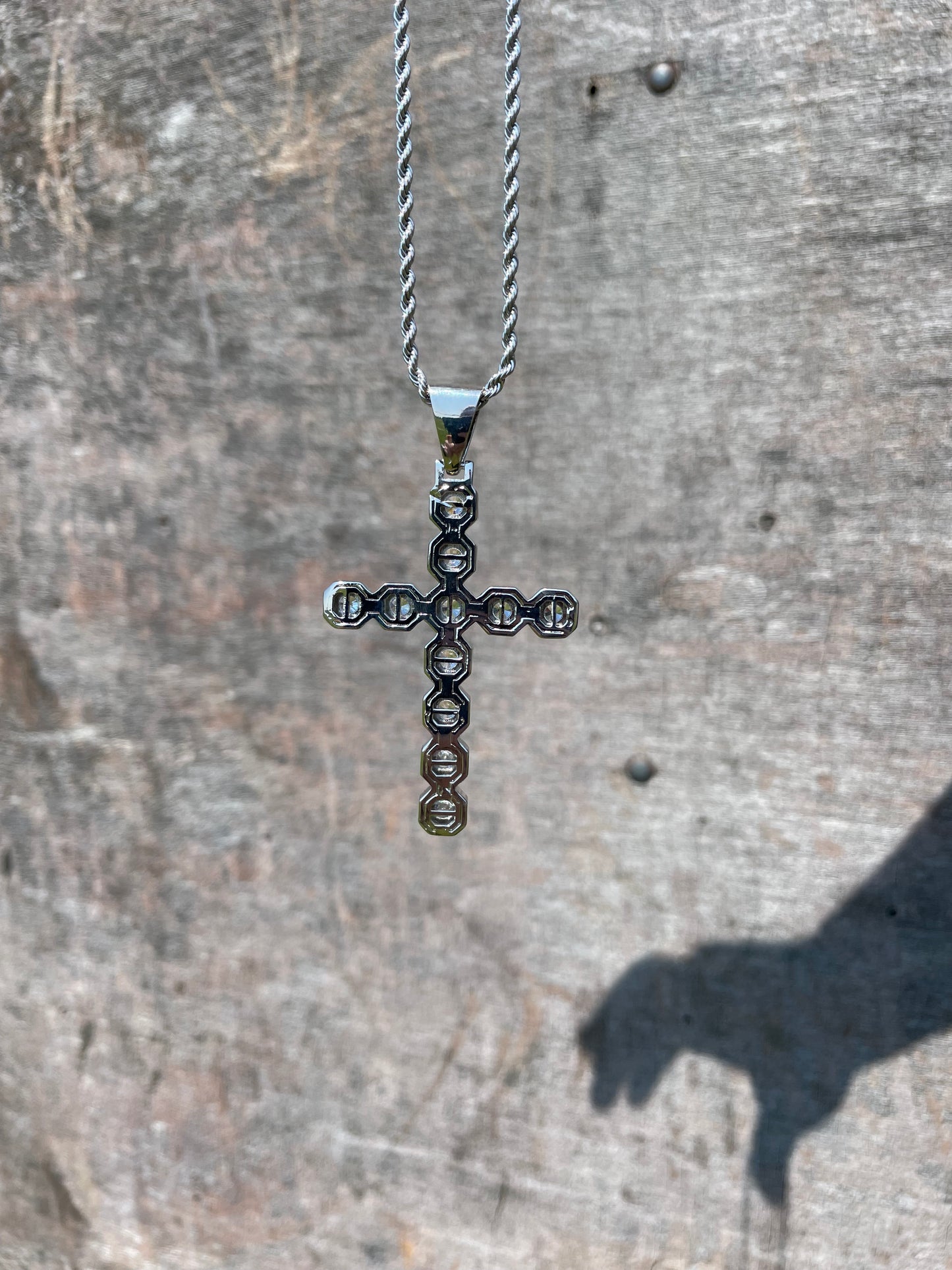 Clustered Cross Pendant - Sixteenx Jewelry