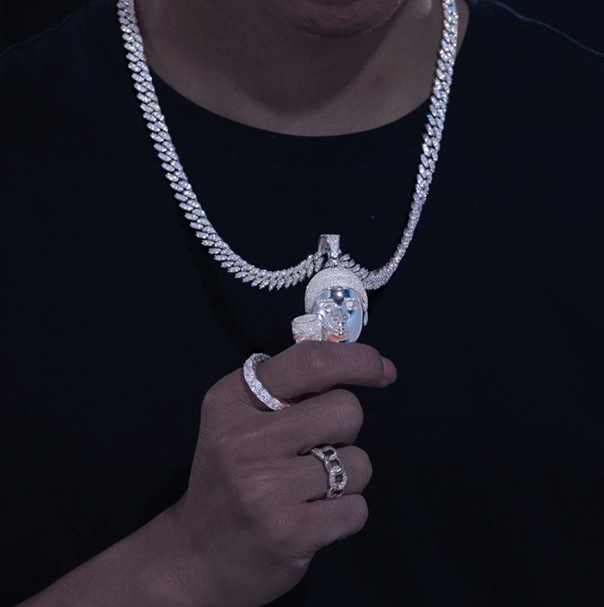 Moissanite Sipping Pendant