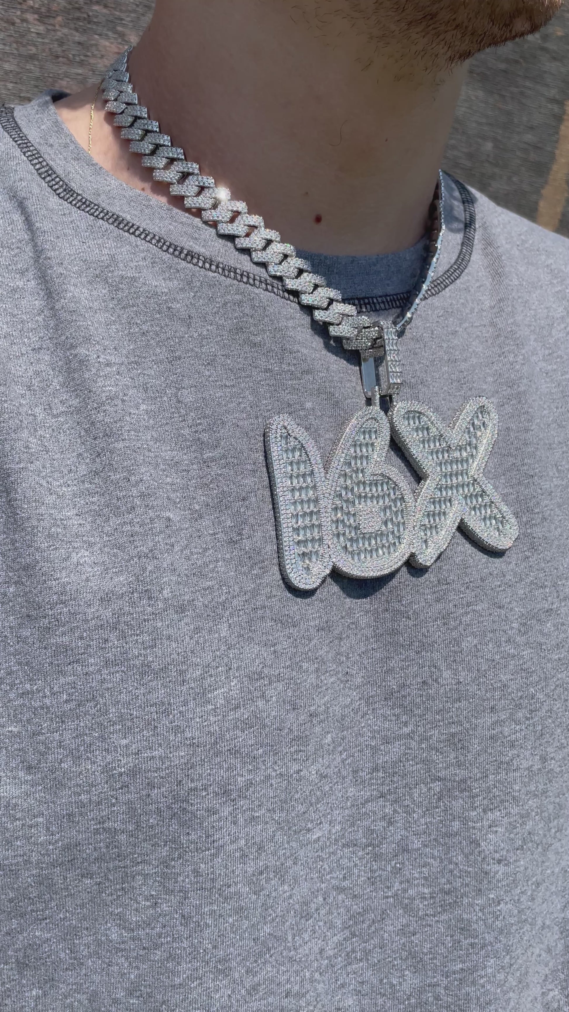 Custom Baguette Pendant - Sixteenx Jewelry