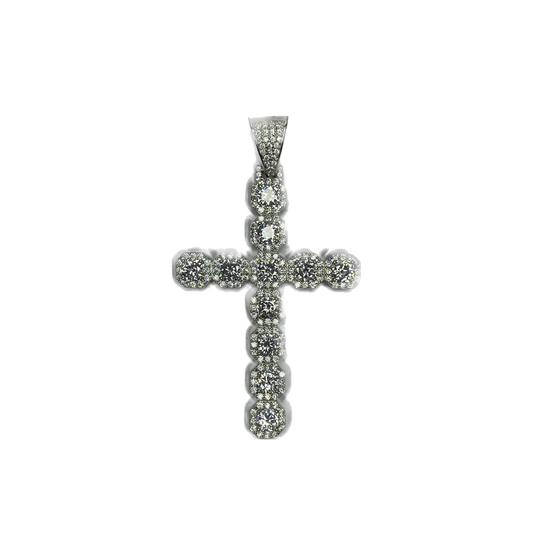 Clustered Cross Pendant - Sixteenx Jewelry