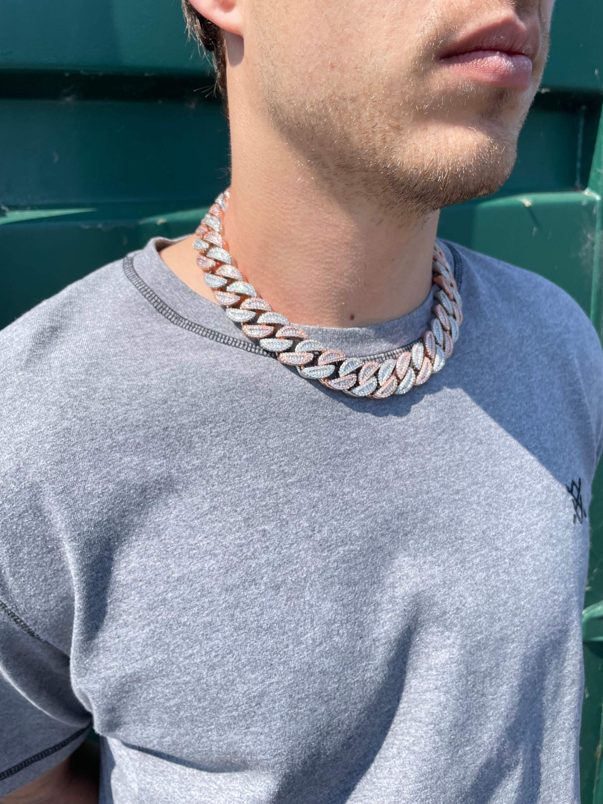 Baguette Miami Link Chain 20MM - Sixteenx Jewelry